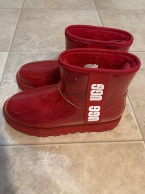 UGG Waterproof Women Classic Winter Boot in Red